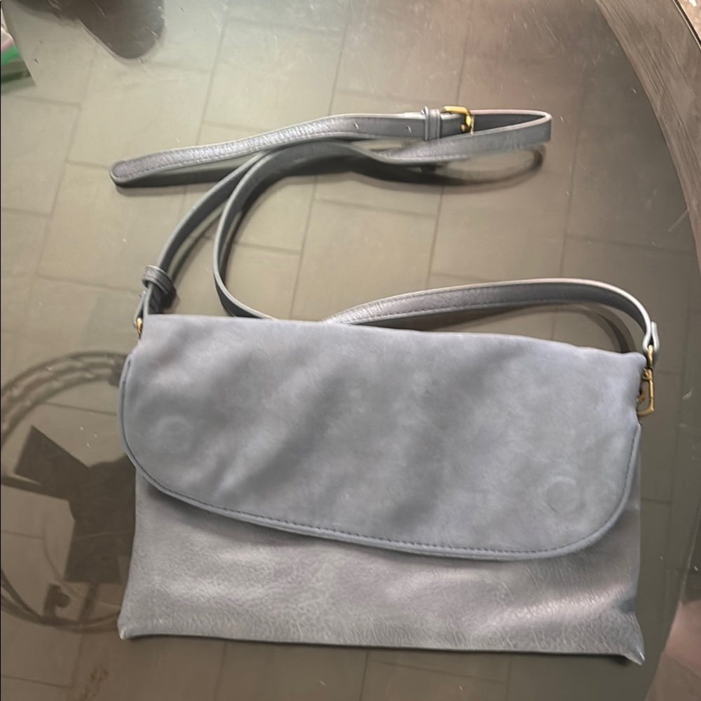 Elegant Gray Women's Crossbody Bag